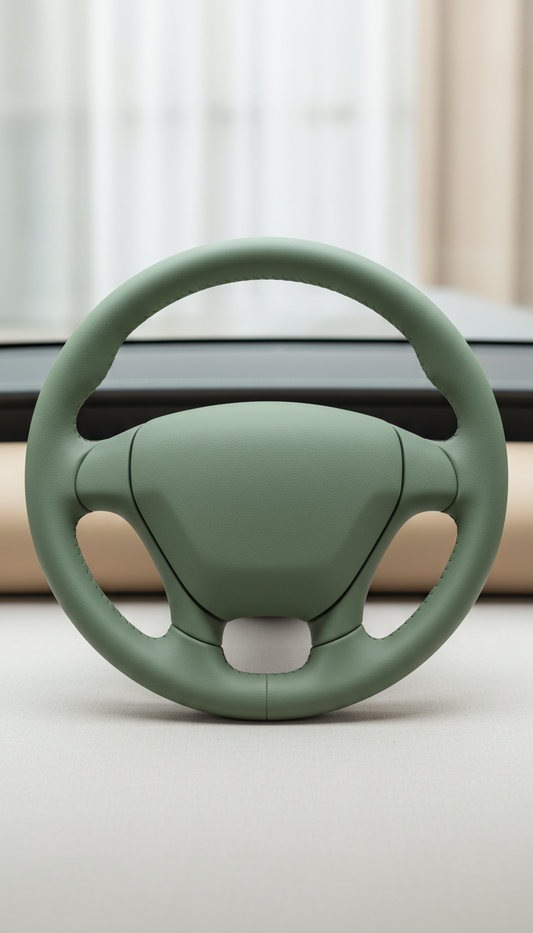 Minimalist Gray Leather Cover